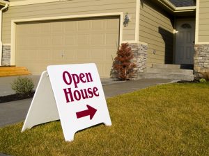 Open House sign