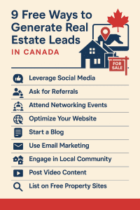 9 Free Ways to Generate Real Estate Leads in Canada