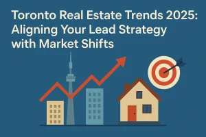 Explore key Toronto real estate trends for 2025 and learn how to align your lead generation strategy with market changes to stay ahead of the competition.
 