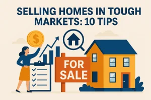 Learn 10 proven strategies to sell homes faster in challenging markets. Boost visibility, attract buyers, and close deals with smart real estate tactics.