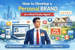 Learn how to develop a strong personal brand as a real estate agent to attract clients, build trust, and stand out in a competitive market.