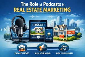 Discover how podcasts boost real estate marketing, engage clients, and build your brand presence in a competitive property market.